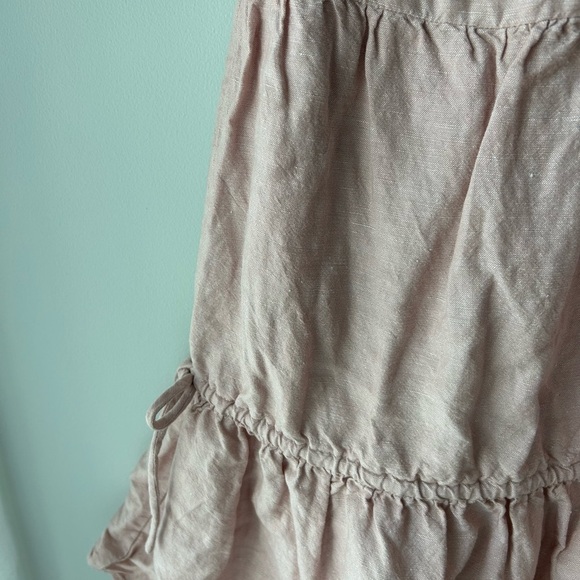 Madewell Lorelei Linen Blend Tiered Mini Dress Sz XS - Picture 10 of 12